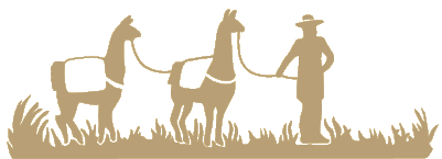 Sunora Farm Classic Llamas Logo in shadow